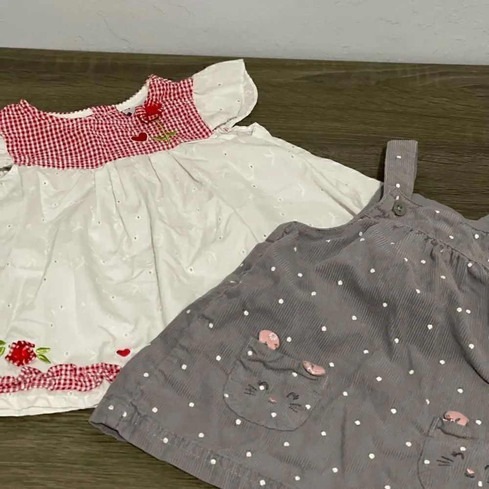 BabyβGirlsΒ 2βpiecesβdressesβ12βmonths